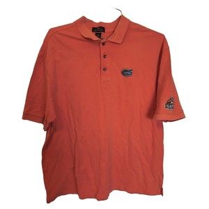 Florida Gators 2007 BCS National Championship Polo Shirt Size XL Orange Tostitos